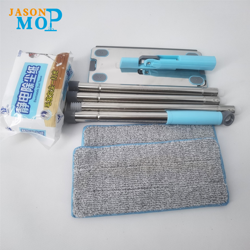 Hochwertige Stahlplatte MOP Multifunktionale Vlies Wohnung MOP Bodenreinigung